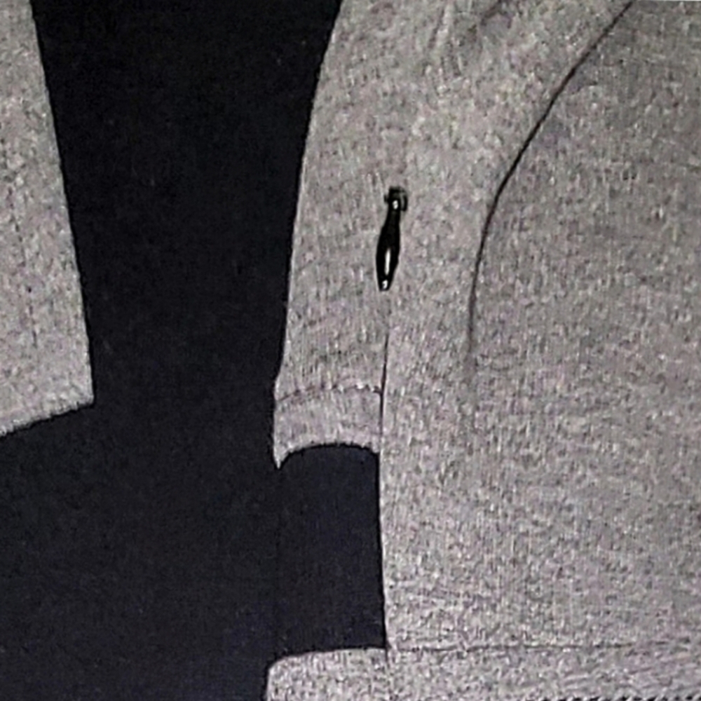 Anthropologie Yoana Baraschi Black & Gray Colorblock Sheath Dress Sz S - Picture 3 of 10